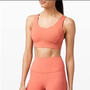 Lululemon Free to Be Elevated Bra in Rustic Coral